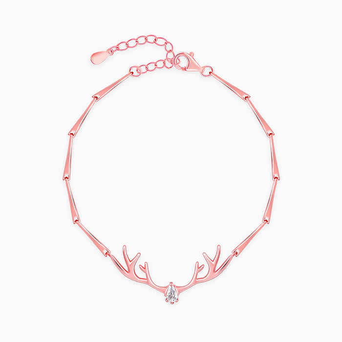 "Whimsical Deer Bracelet - Nature-Inspired Charm"