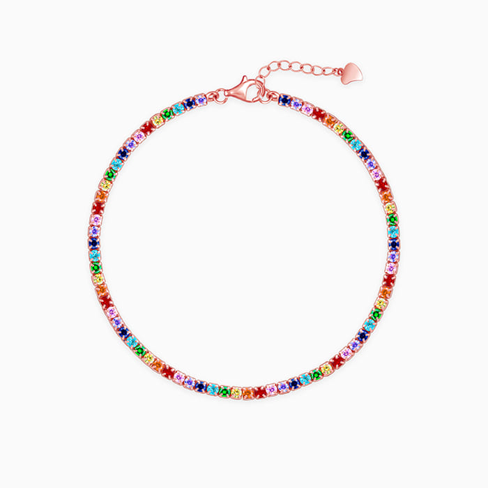 Multi Color Single Line Bracelet