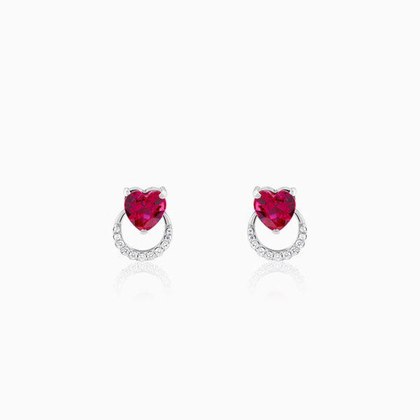 CZ Stone Stud Earrings