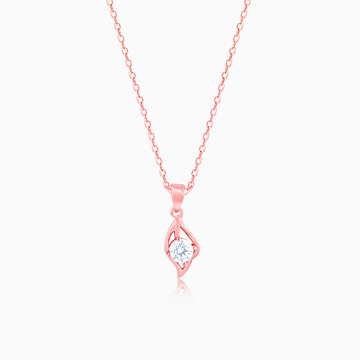 "Luxury rose gold pendant"